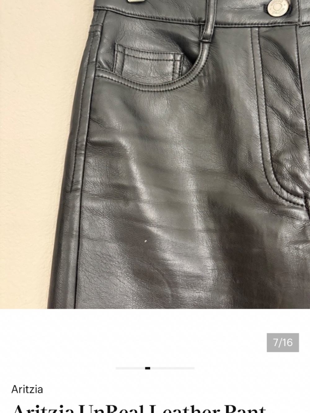 Aritzia UNLeather Pant Bundle - Picture 10 of 16